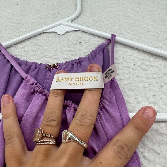 Ramy Brook | Dana Fringe Midi Dress In Maui Lilac XXS - Picture 4 of 11